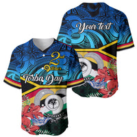 Personalised Torba Vanuatu Baseball Jersey Sand Drawing With Polynesian Pattern LT9 - Polynesian Pride