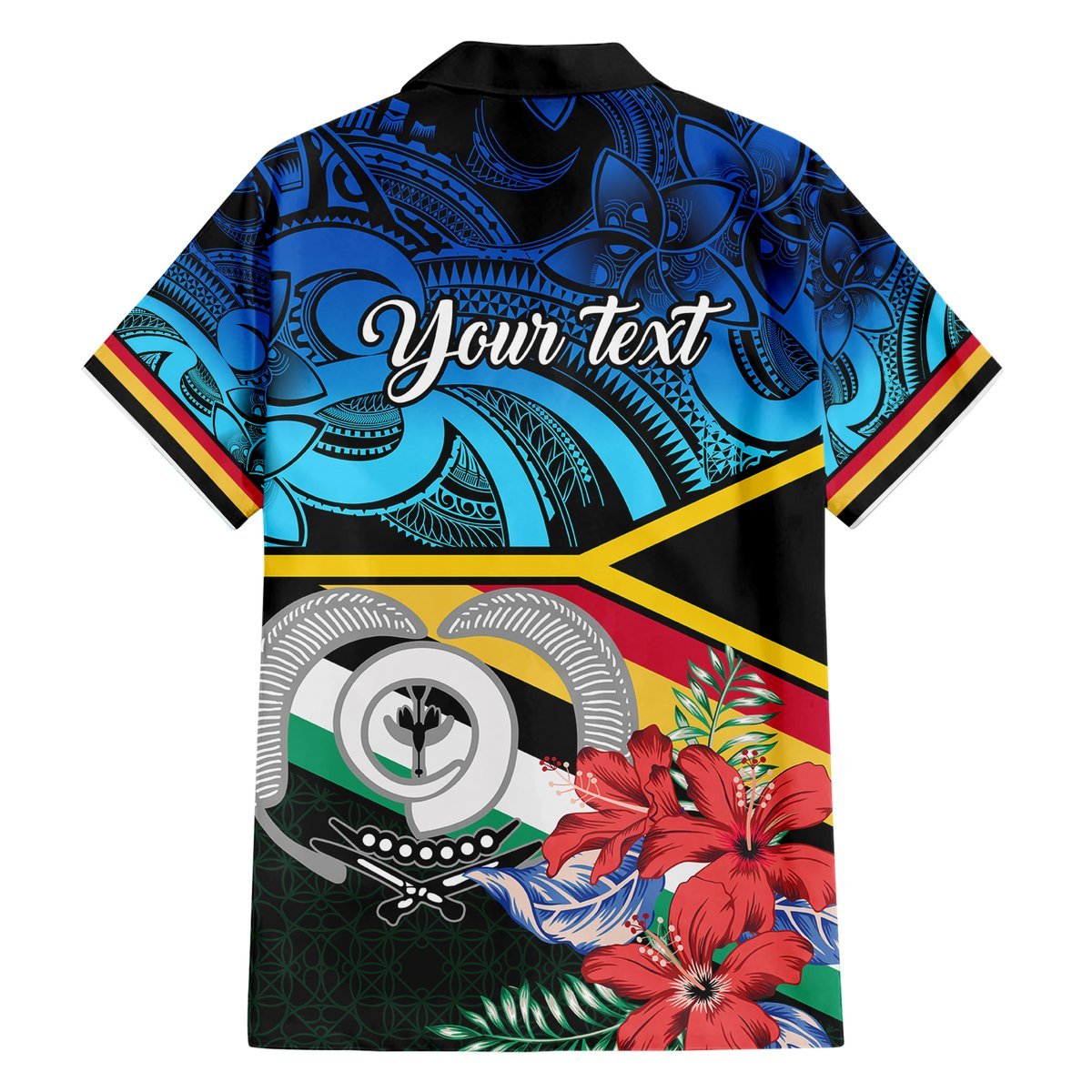 Personalised Torba Vanuatu Hawaiian Shirt Sand Drawing With Polynesian Pattern LT9 - Polynesian Pride