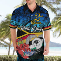 Personalised Torba Vanuatu Hawaiian Shirt Sand Drawing With Polynesian Pattern LT9 - Polynesian Pride
