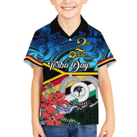 Personalised Torba Vanuatu Hawaiian Shirt Sand Drawing With Polynesian Pattern LT9 - Polynesian Pride
