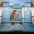 Melanesian Fiji Kula Bird Back Car Seat Cover with Tagimoucia Masi Tapa Pattern