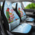 Melanesian Fiji Kula Bird Car Seat Cover with Tagimoucia Masi Tapa Pattern