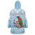 Melanesian Fiji Kula Bird Wearable Blanket Hoodie with Tagimoucia Masi Tapa Pattern