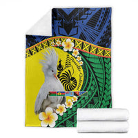 Melanesian New Caledonia Blanket Plumeria Kagu Bird and Nautilus Shell LT9 - Polynesian Pride