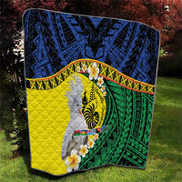 Melanesian New Caledonia Quilt Plumeria Kagu Bird and Nautilus Shell LT9 - Polynesian Pride