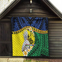 Melanesian New Caledonia Quilt Plumeria Kagu Bird and Nautilus Shell LT9 - Polynesian Pride