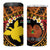 Melanesian Papua New Guinea 4 in 1 Can Cooler Tumbler Plumeria Bird of Paradise Tribal