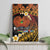 Melanesian Papua New Guinea Canvas Wall Art Plumeria Bird of Paradise Tribal