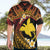 Melanesian Papua New Guinea Hawaiian Shirt Plumeria Bird of Paradise Tribal