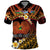 Melanesian Papua New Guinea Polo Shirt Plumeria Bird of Paradise Tribal