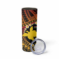 Melanesian Papua New Guinea Skinny Tumbler Plumeria Bird of Paradise Tribal LT9 - Polynesian Pride