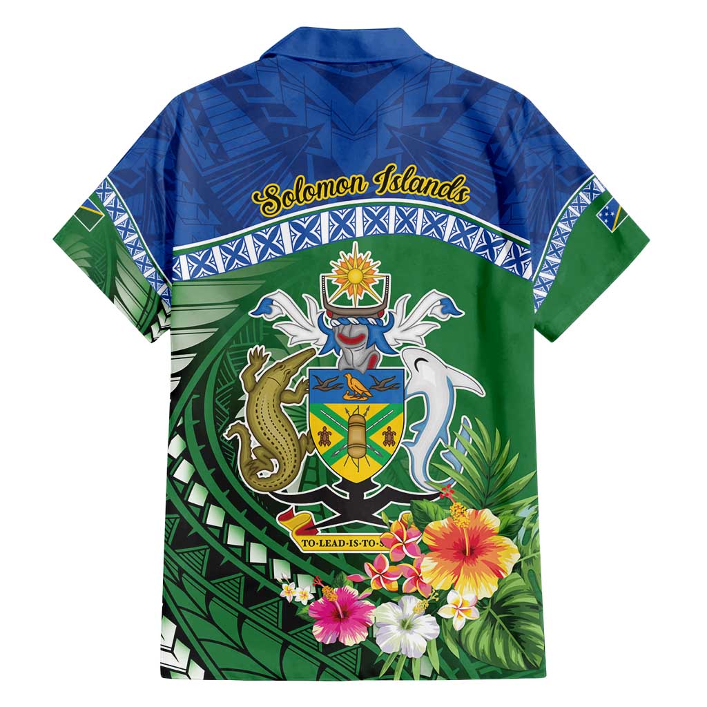 Melanesian Solomon Islands Family Matching Summer Maxi Dress and Hawaiian Shirt Tropical Shark Tattoo LT9 - Polynesian Pride