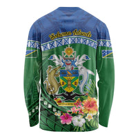 Melanesian Solomon Islands Long Sleeve Shirt Tropical Shark Tattoo