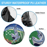 Melanesian Solomon Islands Spare Tire Cover Tropical Shark Tattoo LT9 - Polynesian Pride
