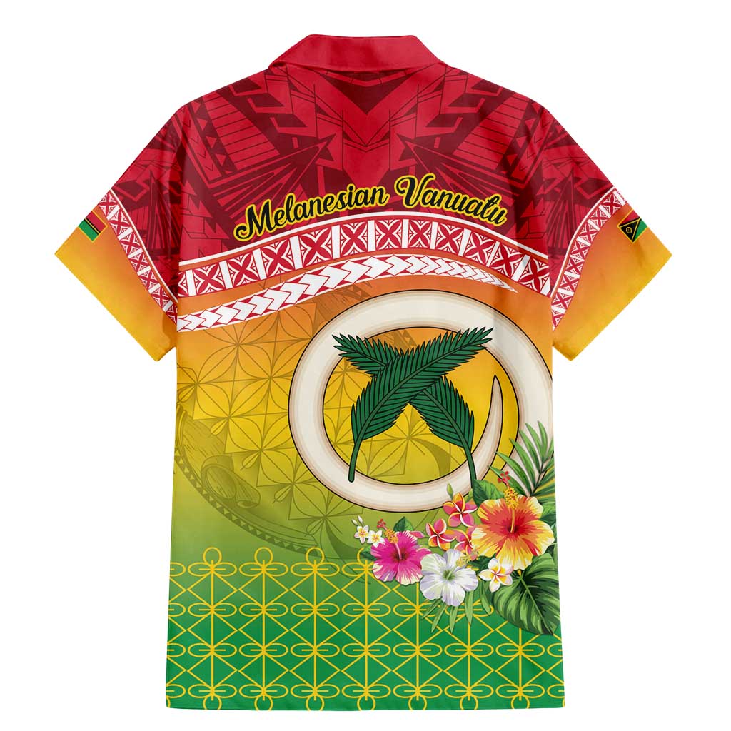 Melanesian Ni-Vanuatu Family Matching Mermaid Dress and Hawaiian Shirt Sea Turtle with Sand Drawing Pattern