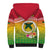 Melanesian Ni-Vanuatu Sherpa Hoodie Sea Turtle with Sand Drawing Pattern