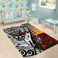 Personalised New Zealand Waitangi and ANZAC day Area Rug