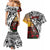 Personalised New Zealand Waitangi and ANZAC day Couples Matching Mermaid Dress and Hawaiian Shirt LT9 - Polynesian Pride