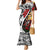 Personalised New Zealand Waitangi and ANZAC day Mermaid Dress LT9 Women White - Polynesian Pride