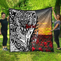 Personalised New Zealand Waitangi and ANZAC day Quilt LT9 - Polynesian Pride