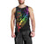 Personalised New Zealand Wellington Pride Men Tank Top Maori Fern with Pride Flag 2024 LT9 - Polynesian Pride