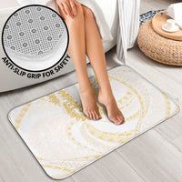 Aloha Lei Onaona Bathroom Set Beige Hawaiian Tribal Pattern - Polynesian Pride