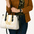 Aloha Lei Onaona Leather Bag Beige Hawaiian Tribal Pattern - Polynesian Pride