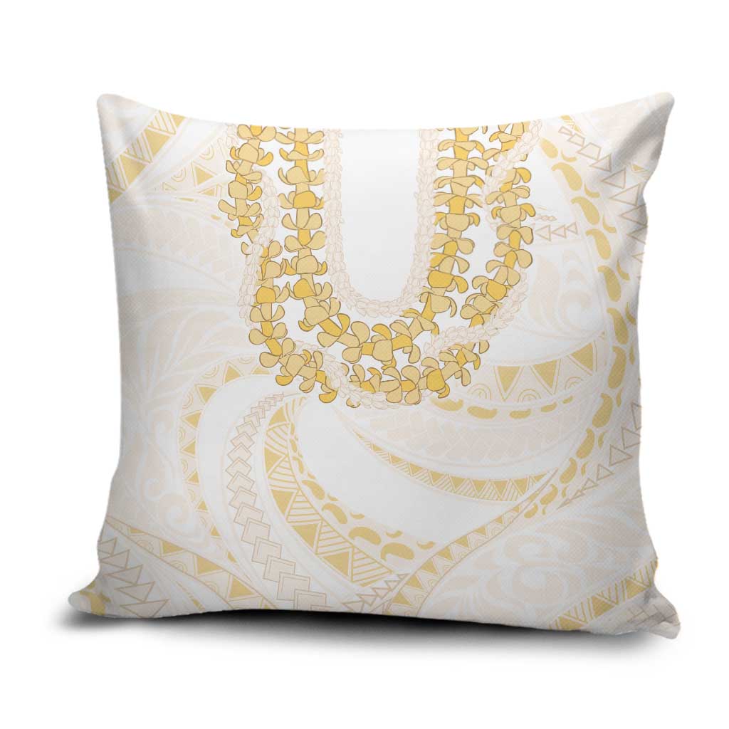 Aloha Lei Onaona Pillow Cover Beige Hawaiian Tribal Pattern - Polynesian Pride