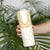 Aloha Lei Onaona Skinny Tumbler Beige Hawaiian Tribal Pattern