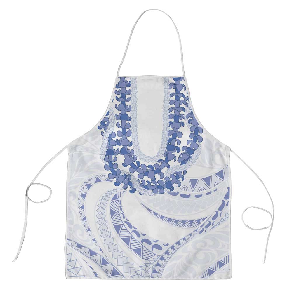 Aloha Lei Onaona Apron Navy Blue Hawaiian Tribal Pattern - Polynesian Pride