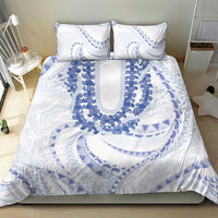 Aloha Lei Onaona Bedding Set Navy Blue Hawaiian Tribal Pattern