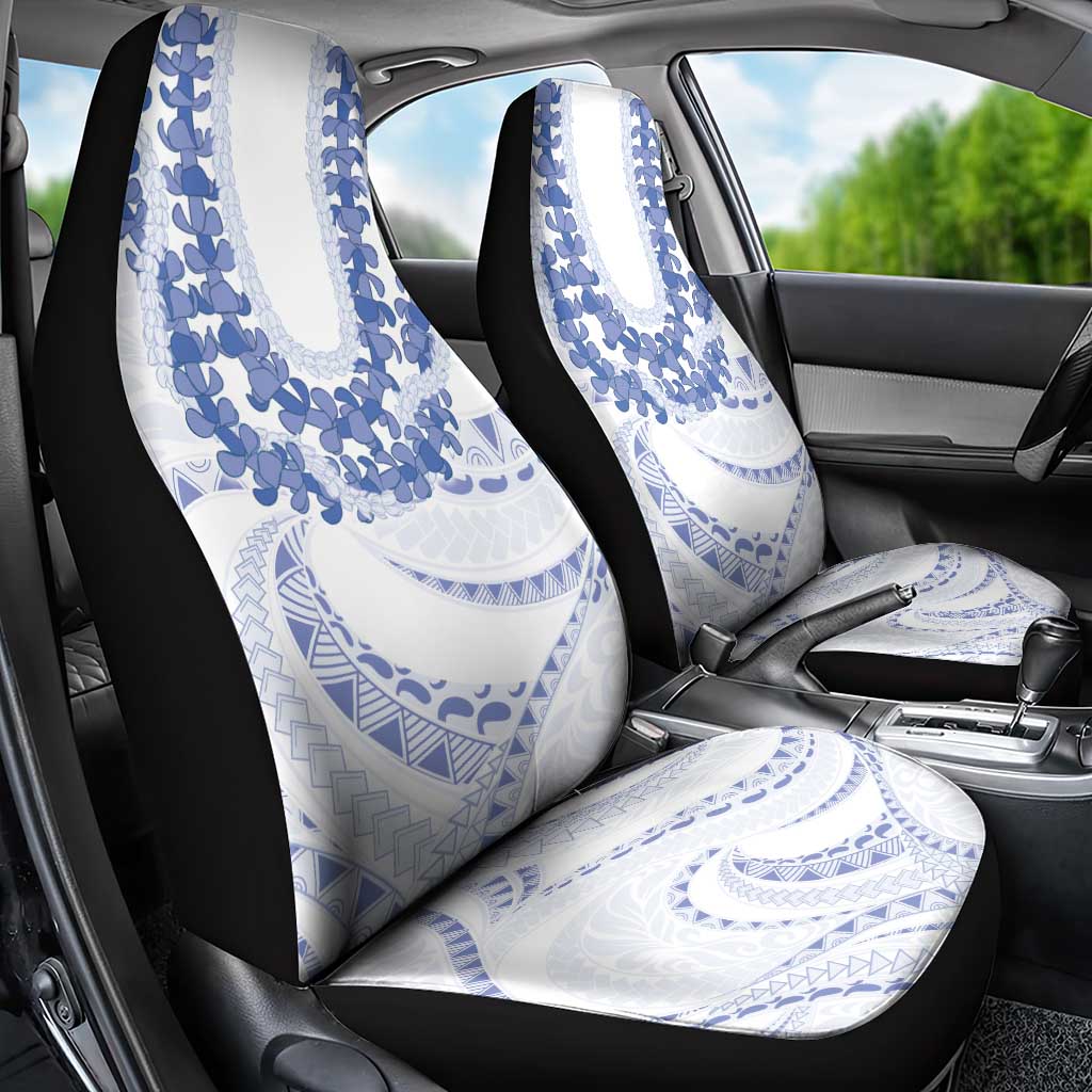 Aloha Lei Onaona Car Seat Cover Navy Blue Hawaiian Tribal Pattern