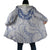 Aloha Lei Onaona Cloak Navy Blue Hawaiian Tribal Pattern - Polynesian Pride