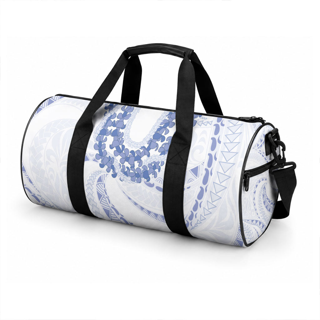 Aloha Lei Onaona Duffle Bag Navy Blue Hawaiian Tribal Pattern LT9 - Polynesian Pride