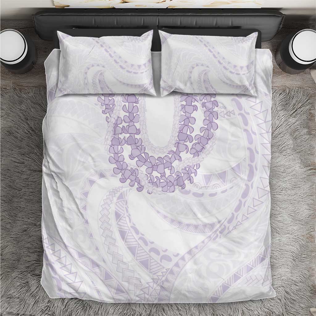Aloha Lei Onaona Bedding Set Purple Hawaiian Tribal Pattern