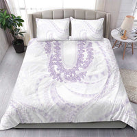 Aloha Lei Onaona Bedding Set Purple Hawaiian Tribal Pattern