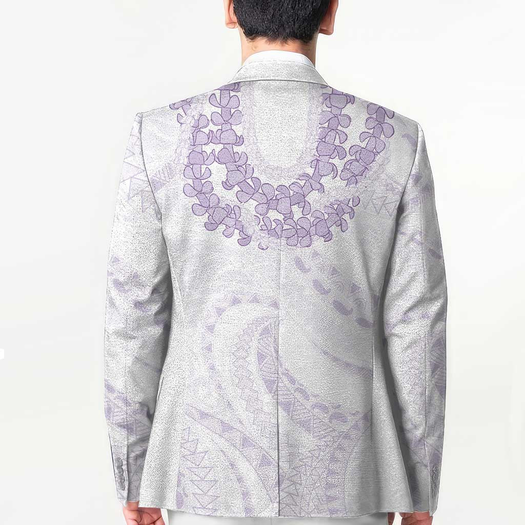 Aloha Lei Onaona Blazer Purple Hawaiian Tribal Pattern LT9 - Polynesian Pride