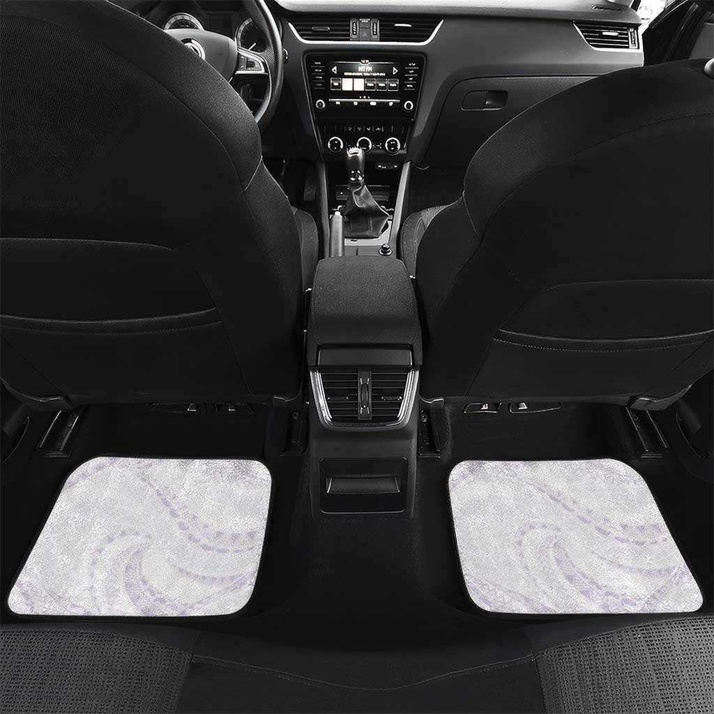 Aloha Lei Onaona Car Mats Purple Hawaiian Tribal Pattern