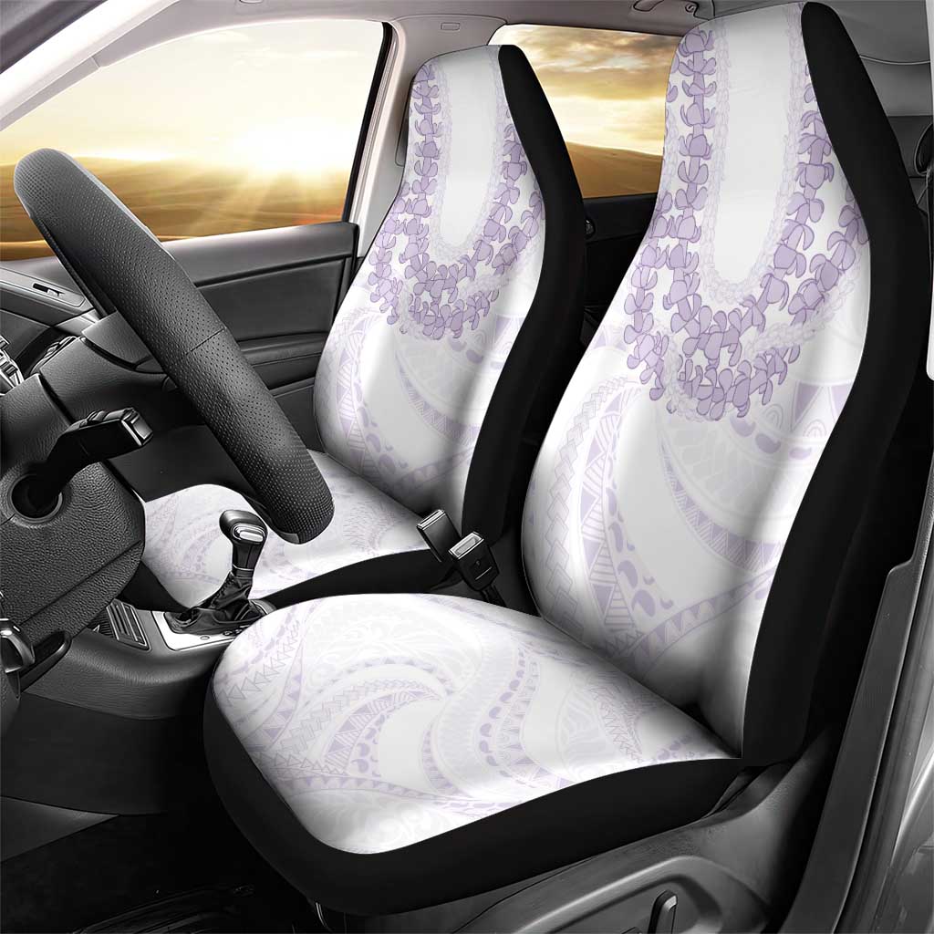 Aloha Lei Onaona Car Seat Cover Purple Hawaiian Tribal Pattern