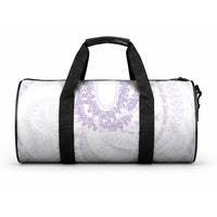 Aloha Lei Onaona Duffle Bag Purple Hawaiian Tribal Pattern LT9 One size Purple - Polynesian Pride
