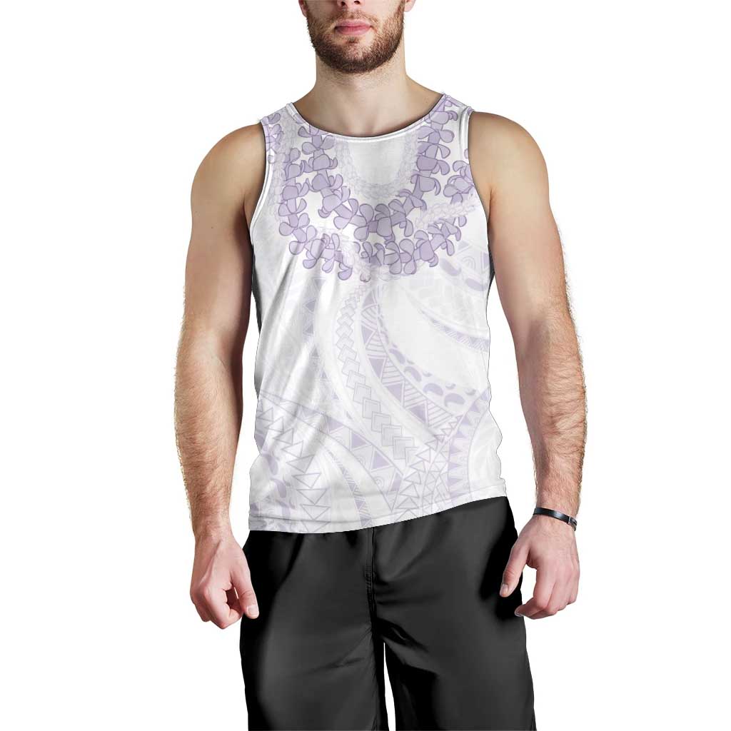 Aloha Lei Onaona Men Tank Top Purple Hawaiian Tribal Pattern LT9 - Polynesian Pride