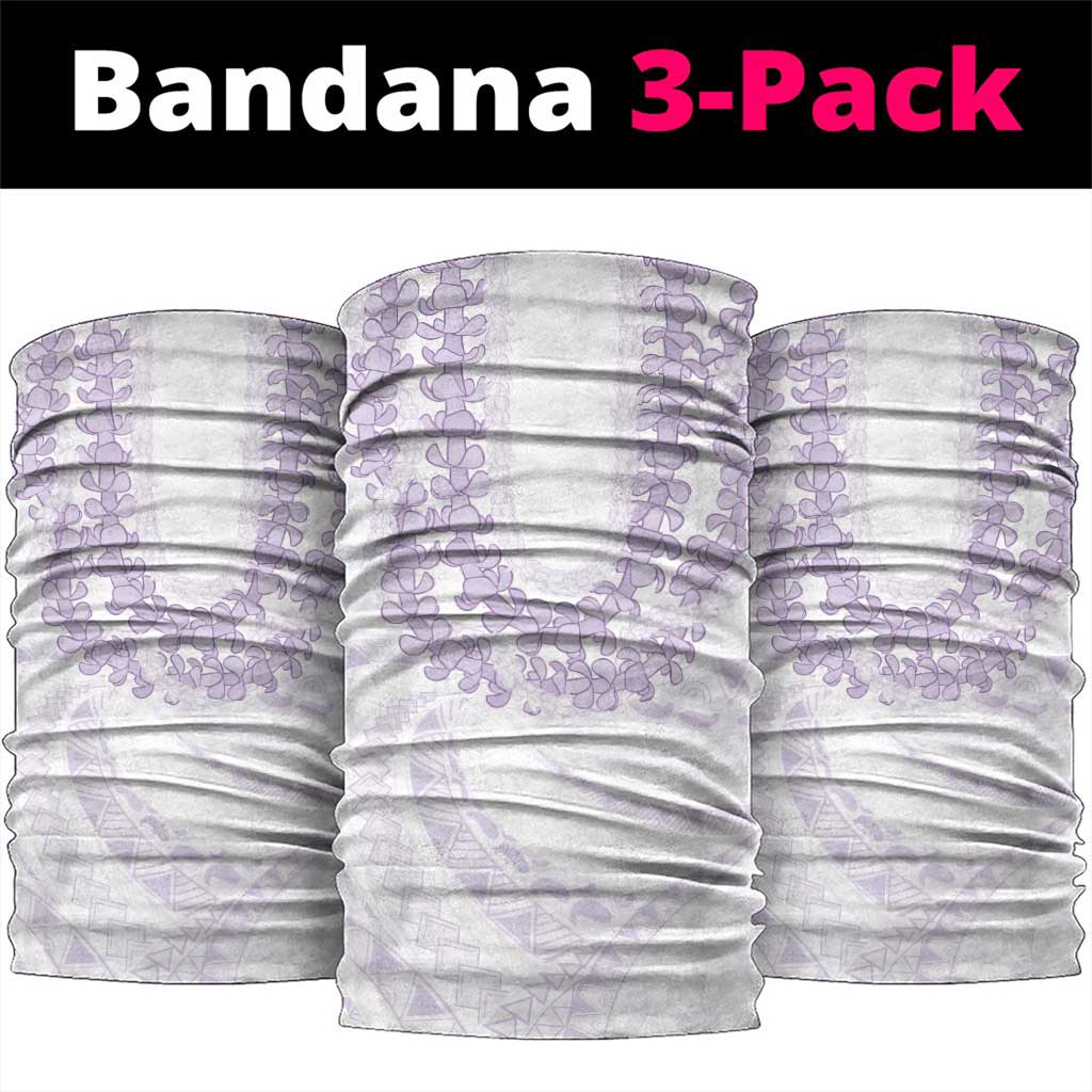Aloha Lei Onaona Neck Gaiter Purple Hawaiian Tribal Pattern - Polynesian Pride
