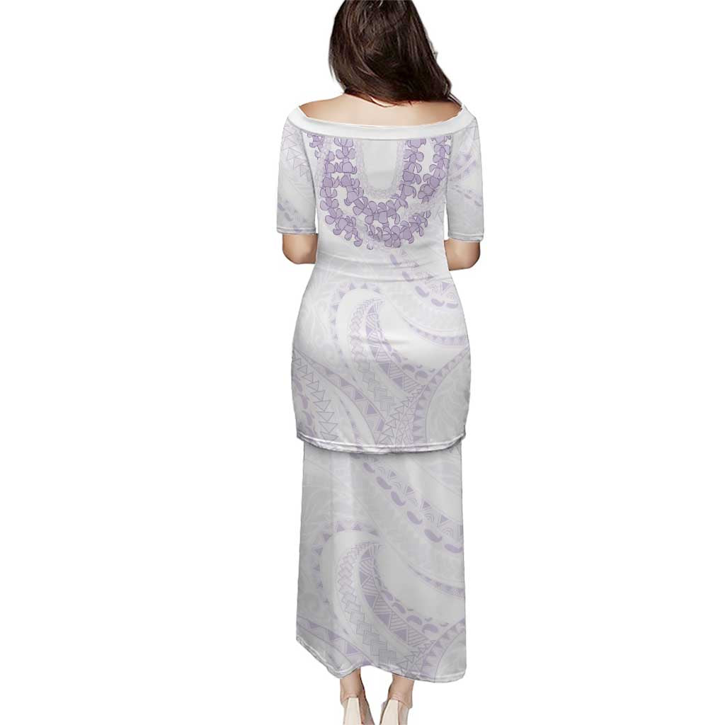 Aloha Lei Onaona Puletasi Purple Hawaiian Tribal Pattern LT9 - Polynesian Pride