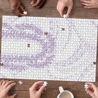 Aloha Lei Onaona Puzzle Purple Hawaiian Tribal Pattern - Polynesian Pride