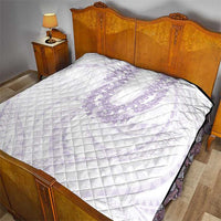 Aloha Lei Onaona Quilt Purple Hawaiian Tribal Pattern