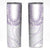 Aloha Lei Onaona Skinny Tumbler Purple Hawaiian Tribal Pattern