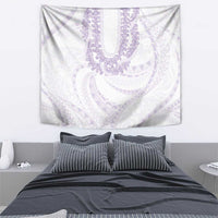 Aloha Lei Onaona Tapestry Purple Hawaiian Tribal Pattern