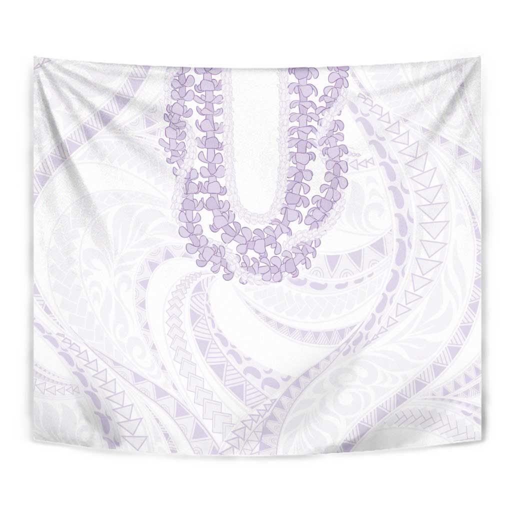 Aloha Lei Onaona Tapestry Purple Hawaiian Tribal Pattern