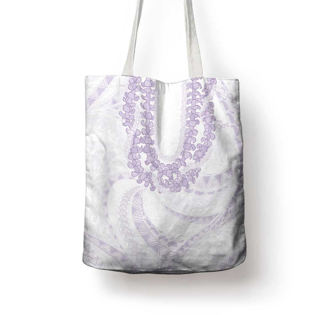 Aloha Lei Onaona Tote Bag Purple Hawaiian Tribal Pattern - Polynesian Pride