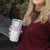 Aloha Lei Onaona Tumbler Cup Purple Hawaiian Tribal Pattern